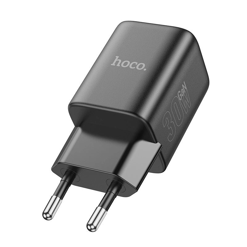 Φορτιστής Ταξιδίου Hoco N43 Vista με USB-C PD30W GaN Tech Small Size Μαύρος