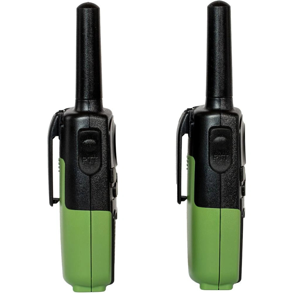 Walkie Talkie Sencor SMR 131 Σετ 2τεμ. με Yποδοχή Hands Free 2.5mm Εύρος Κάλυψης 7 km 3ΑΑΑ Μαύρο/Πράσινο