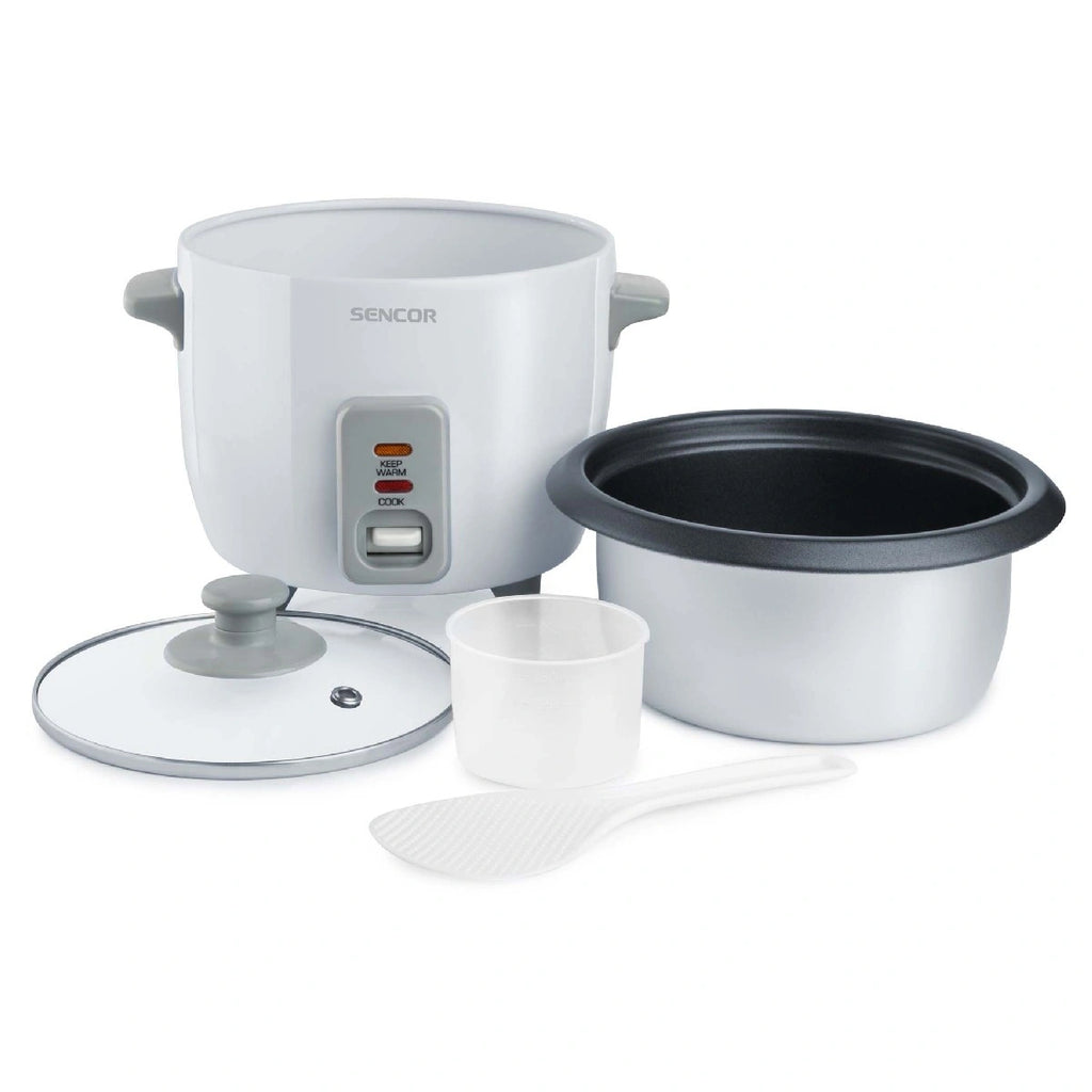 Ατμομάγειρας Ρυζιού Rice Cooker 600ml Sencor SRM 0600WH Λευκό