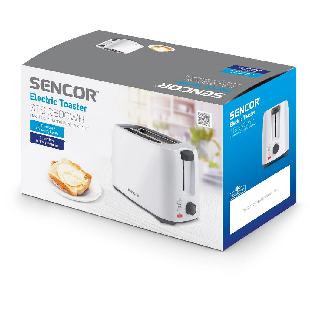 Φρυγανιέρα Sencor STS 2606WH 2 Θέσεων 750W Λευκή