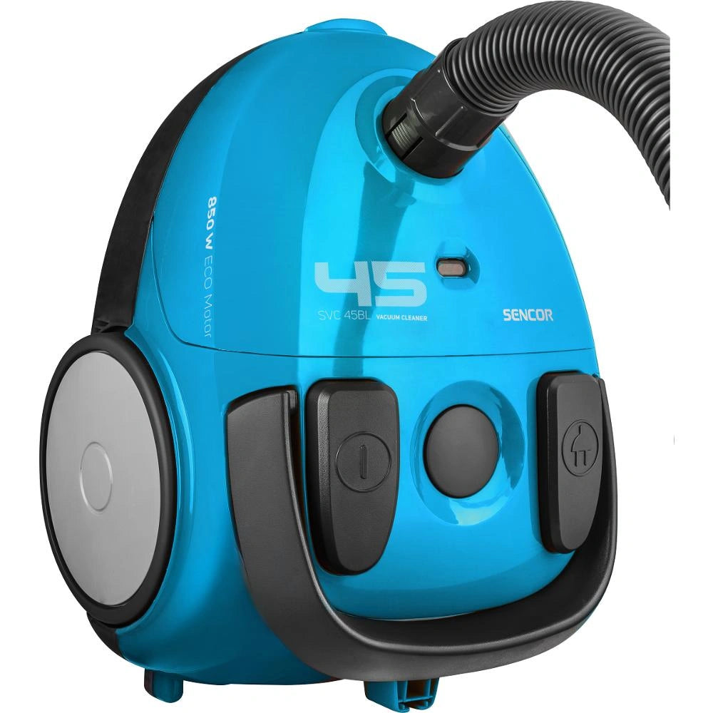 Ηλεκτρική Σκούπα ECO 850W Yψηλής Aπόδοσης  με Σακούλα Sencor VC 45BL-EUE3 Μπλε