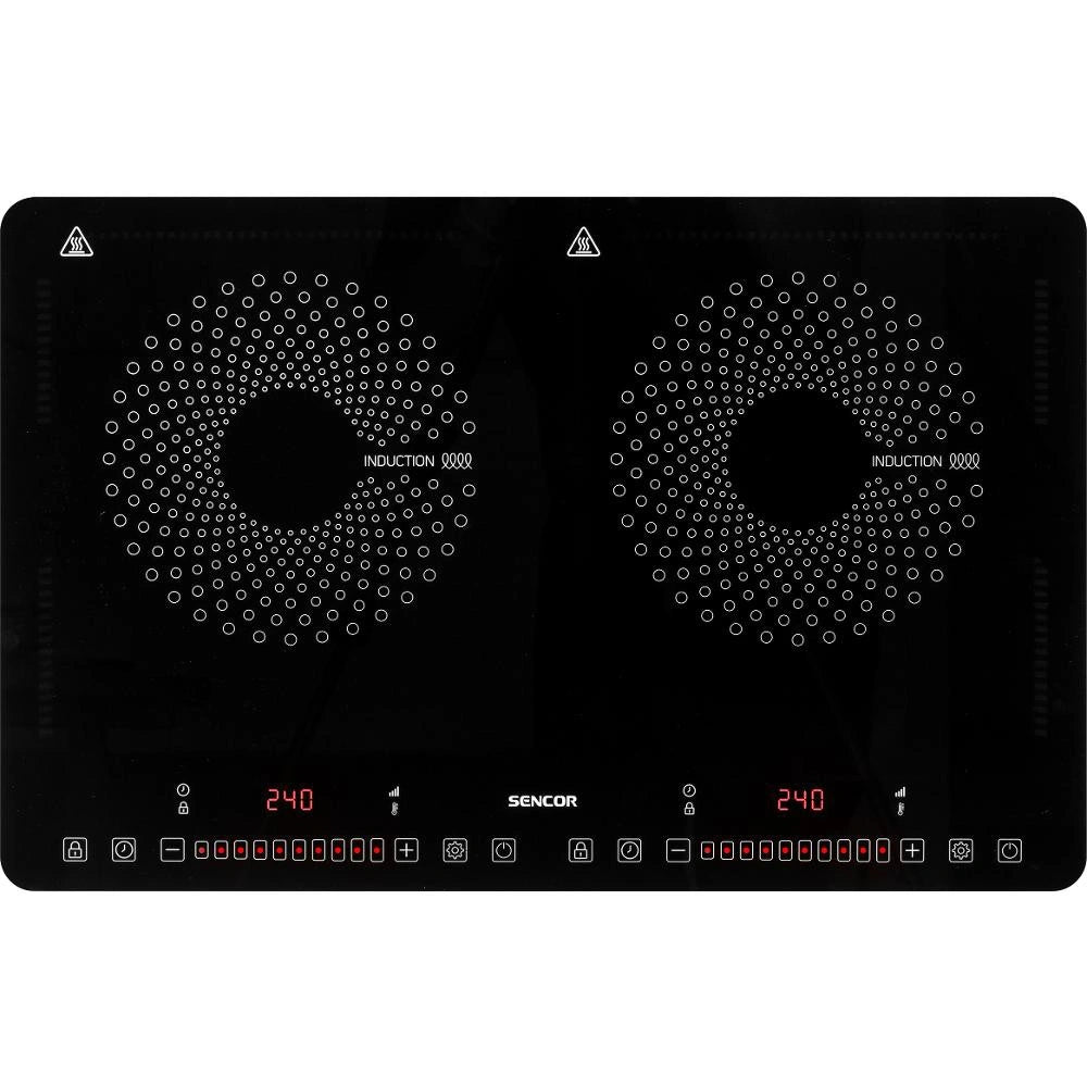 Φορητή Επαγωγική Εστία Διπλή 2400W Ulrtaflat Sencor SCP 4501BK Μαύρη