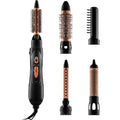 Ηλεκτρική Βούρτσα Μαλλιών Sencor SHS 8401BK 1000W Keratin με 5 Εναλλάξιμα Εξαρτήματα και 2 Επιλογές Θερμοκρασίας