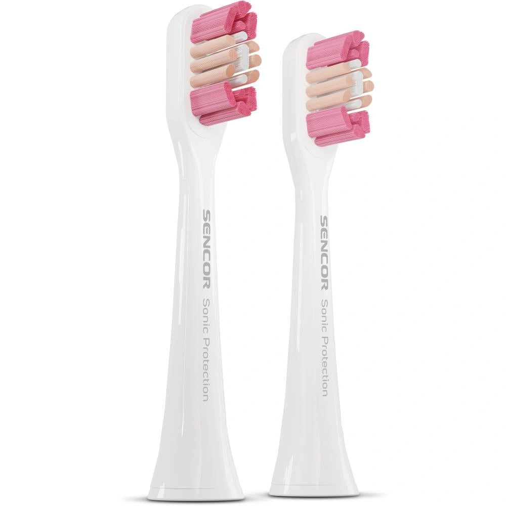 Ανταλλακτικές Κεφαλές Λεύκανσης Sencor SOX 103 με Μαλακές Τρίχες για Ευαίσθητα Δόντια Συμβατές με Οδοντόβουρτσες Sencor SOC 4210BL/4211GD