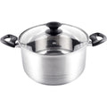 Κατσαρόλα LEGER SS 24x13,5cm 6,1lt Stainless Steel Lamart LTB2413 Ασημί
