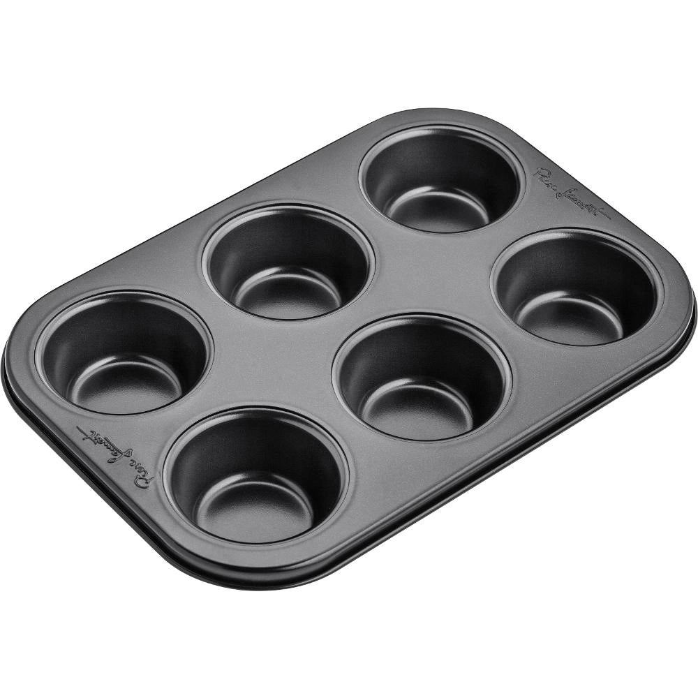 Φόρμα Ζαχαροπλαστικής για 6 Muffins Αντικολλητική 26,5x18cm Lamart LT3071 Κόκκινη
