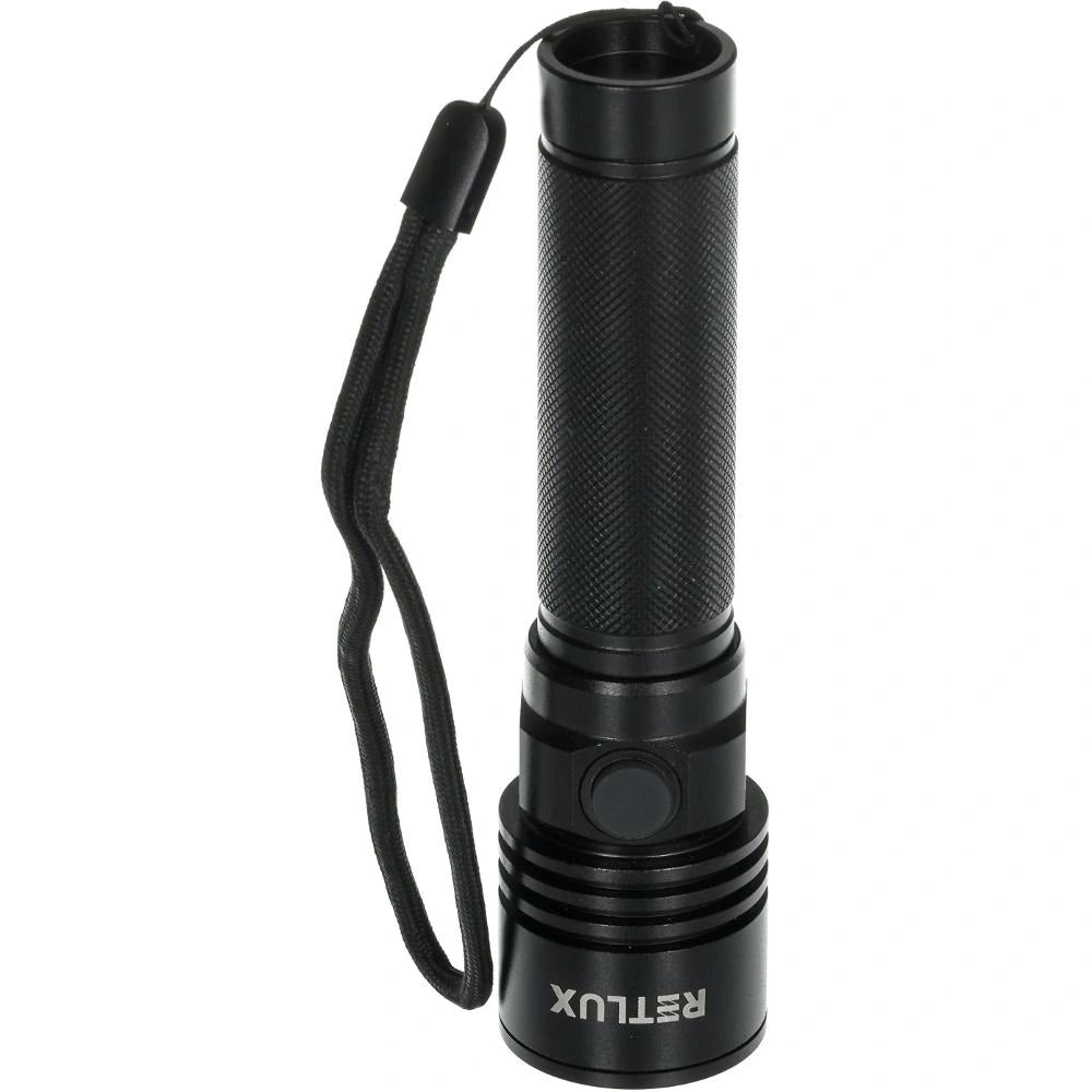 Επαναφορτιζόμενος Φακός Retlux RPL 400 240 Lumens Απόσταση Δέσμης: 100m Αυτονομία: 6h Βάρος: 84gr IPX4  Πλαστικός 2000mAh