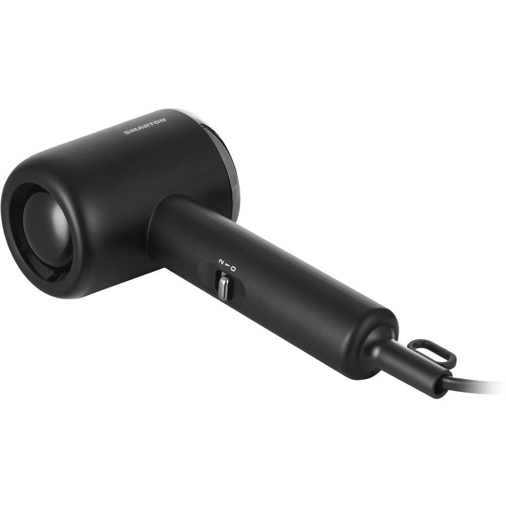 Σεσουάρ Μαλλιών Ταξιδίου Smarton HD 300 1000W με 2 Επίπεδα Ισχύος και Θερμοκρασίας Μαύρο