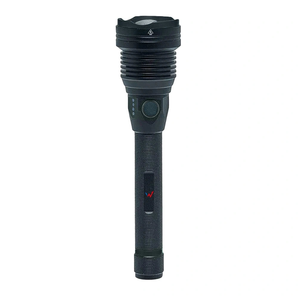 Επαναφορτιζόμενος Φακός Αλουμινίου Wonder Wt60000W 6000 Lumens Δέσμη:500m Αυτονομία:4h 385gr IP44 με Powerbank 4400mAh Μαύρος