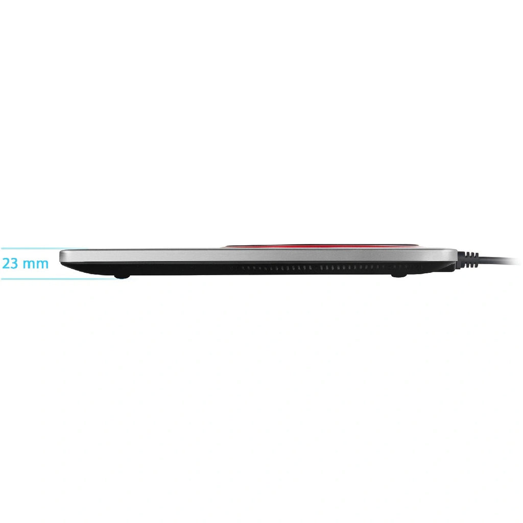 Φορητή Κεραμική Εστία Sencor SCP 5010SS Μονή 1500W 19cm με Λειτουργίες Stir-Fry Deep-Fry Fry Simmer Boil Keep Warm Ασημί