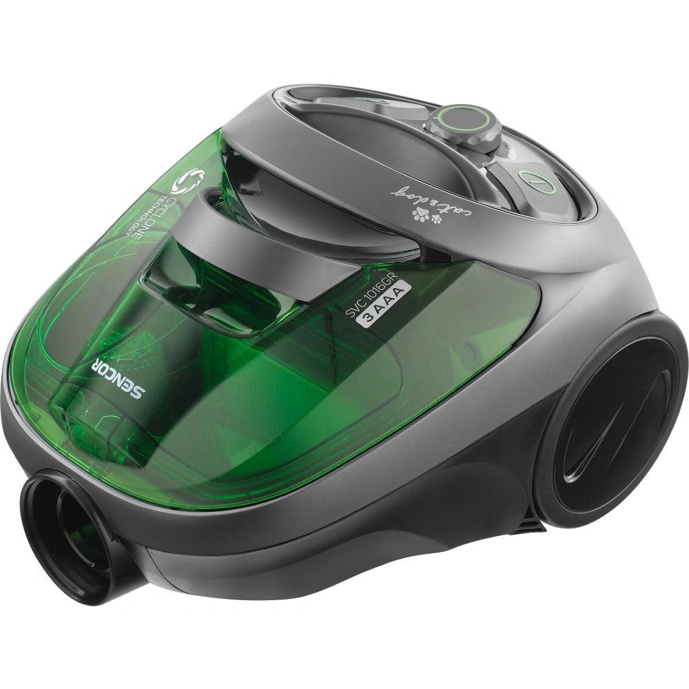 Ηλεκτρική Σκούπα Sencor SVC 1016GR 800W Χωρίς Σακούλα Black/Green
