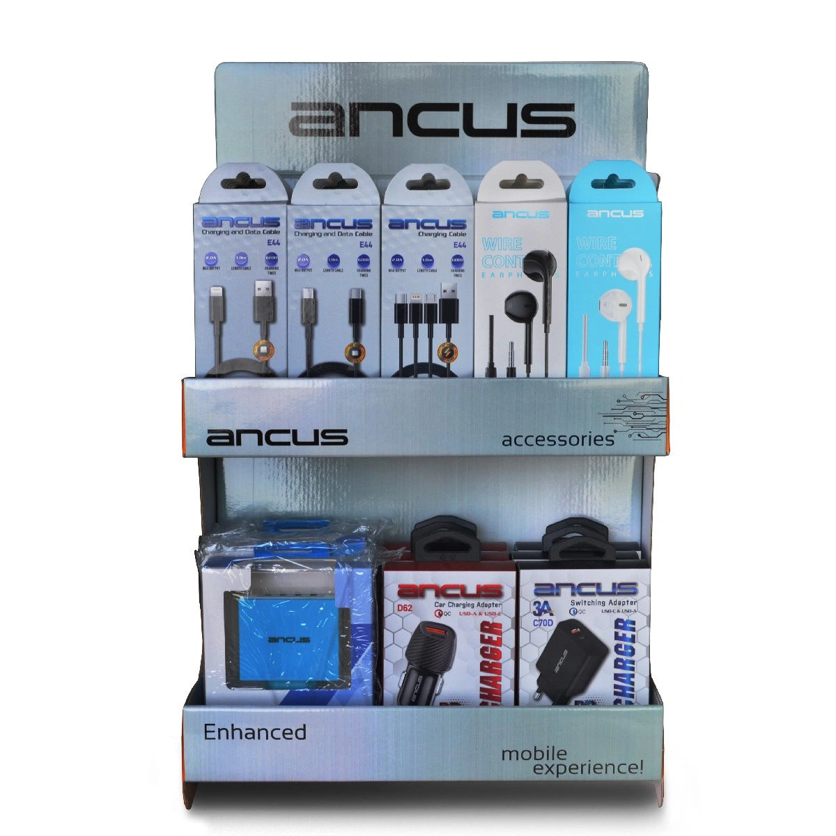 Stand με Αξεσουάρ Ancus, Hands Free, Φορτιστές και Καλώδια Σύνδεσης Δωρο Stand 20061
