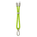 Hoco GH5 Καλώδιο Φόρτισης/Λουράκι Καρπού USB-C σε Lightning PD20W Braided Πράσινο 22cm