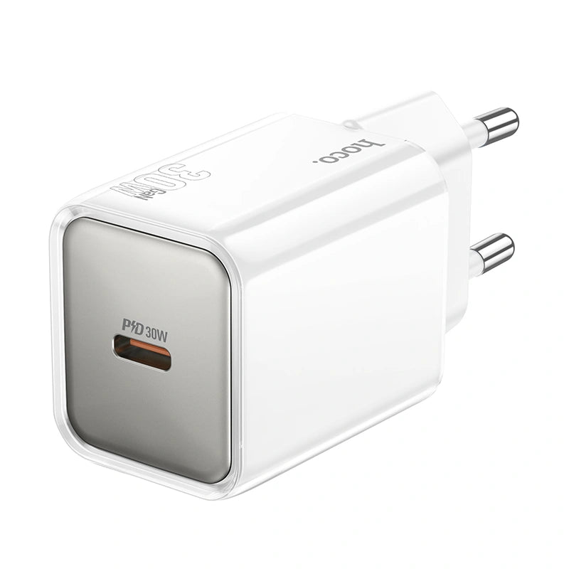 Φορτιστής Ταξιδίου N47 Glorious USB-C PD30W QC3.0A GaN Λευκός