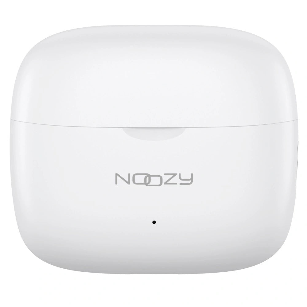 Wireless Hands Free Noozy BH55 V5.4 με ANC + ENC για Μείωση Εξωτερικού Θορύβου 30 ώρες Αναπαραγωγής 6 ώρες Ομιλίας Λευκό
