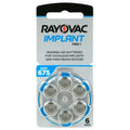 Μπαταρίες Ακουστικών Βαρηκοΐας Rayovac 675 Implant Pro 1.45V Τεμ. 6
