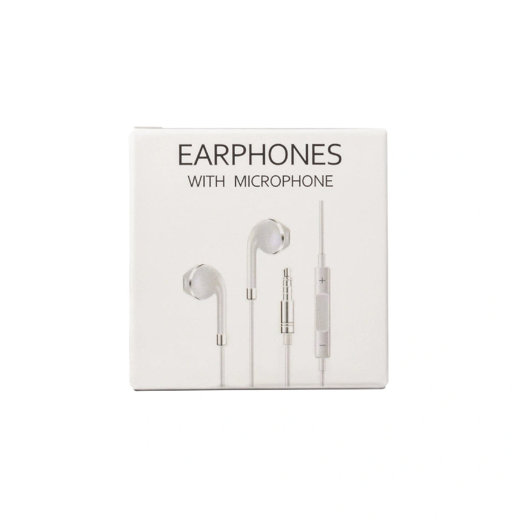 Hands Free Leki Orange Concept 3.5 mm Λευκά με Μικρόφωνο