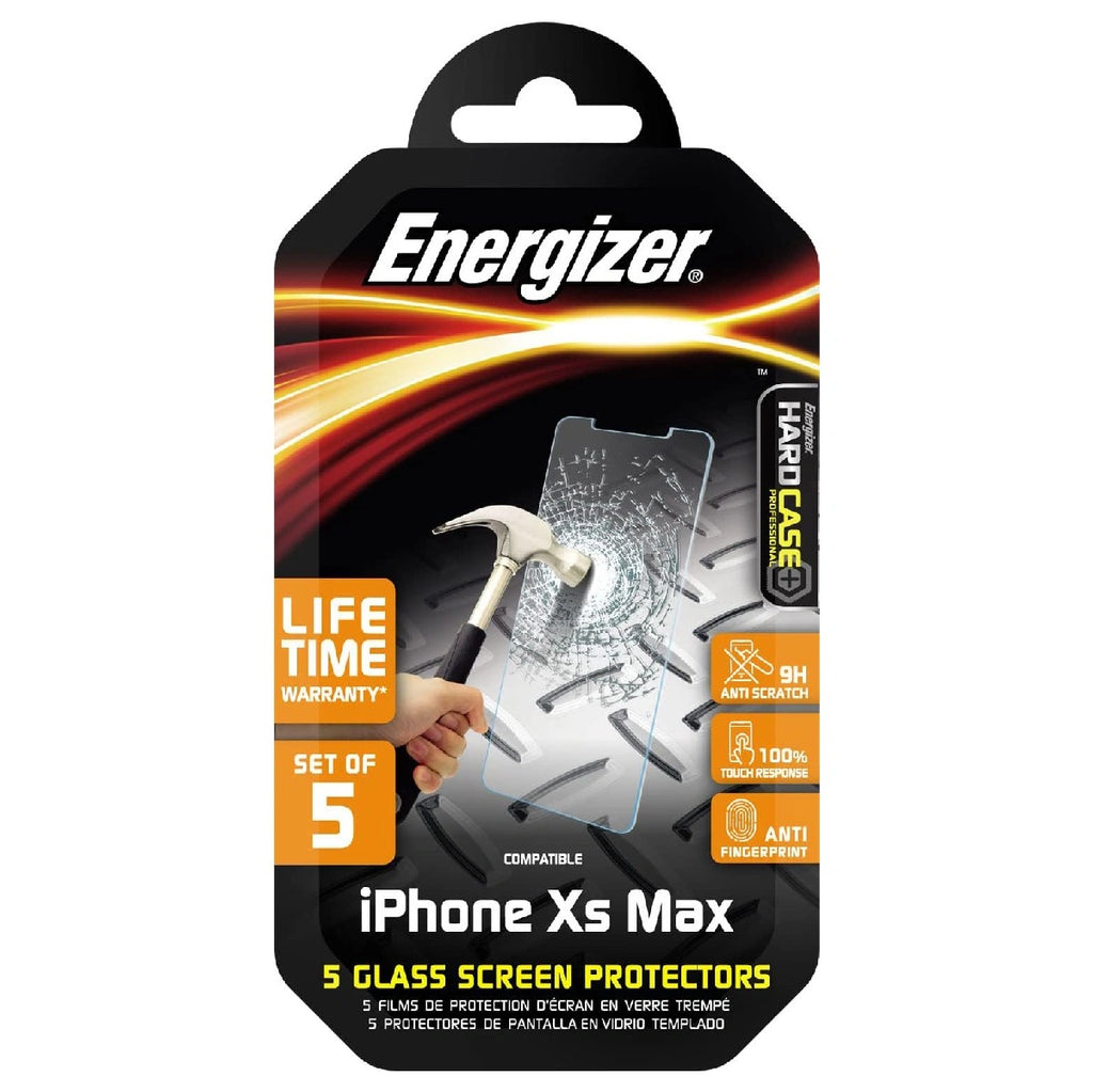 Tempered Glass Energizer Hard Case Professional 9H Anti Fingerprint  για Apple iPhone Xs Max 11 Pro Max 5τεμ.