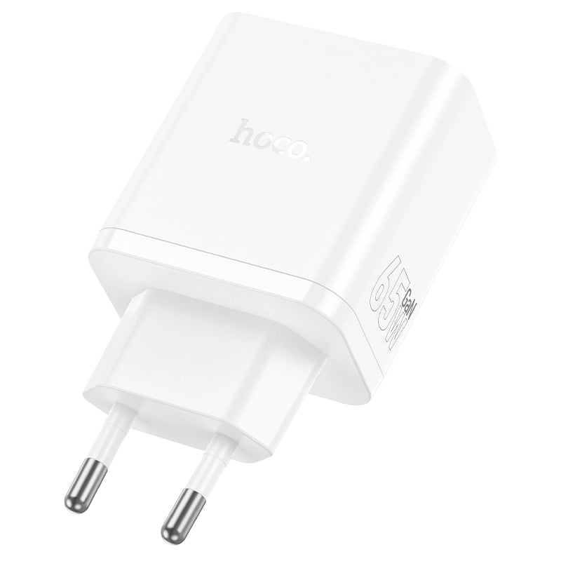 Φορτιστής Ταξιδίου Hoco N51 Scenery PD65W με 2xUSB-C και 1xUSB-A  Λευκός