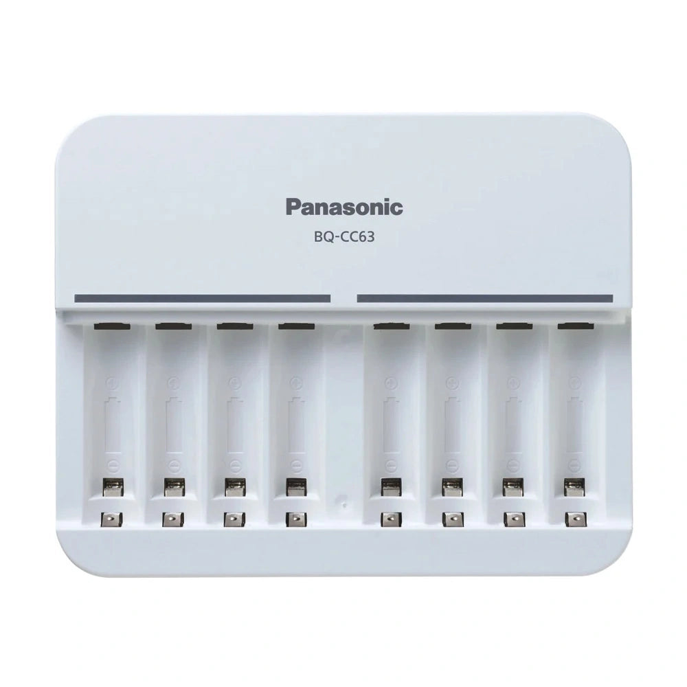 Φορτιστής Μπαταριών Panasonic Eneloop BQ-CC63E για AA/AAA 8 Θέσεων