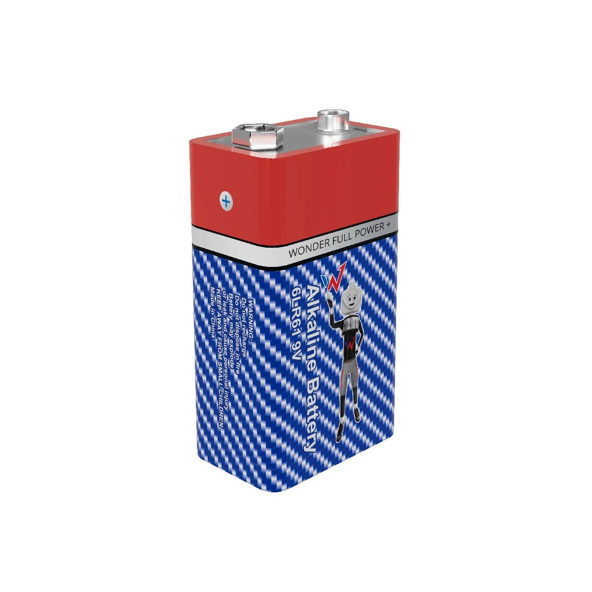 Μπαταρία Αλκαλική Wonder Full Power 6LR61 9V  Τεμ. 6