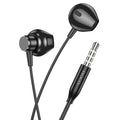 Hands Free Hoco M125 Smart Earphones Stereo 3.5mm με Μικρόφωνο και Πλήκτρο Λειτουργίας 1.2m Μαύρα