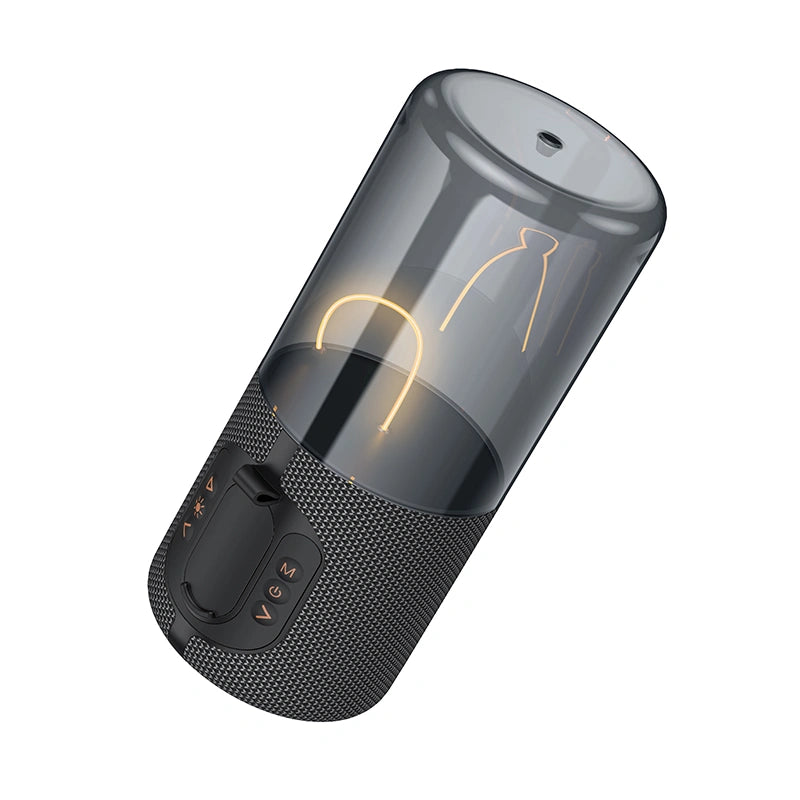 Φορητό Ηχείο Wireless Hoco BS64 Rocker V5.4 TWS 5W 1200mAh FM Micro SD USB AUX Γκρι