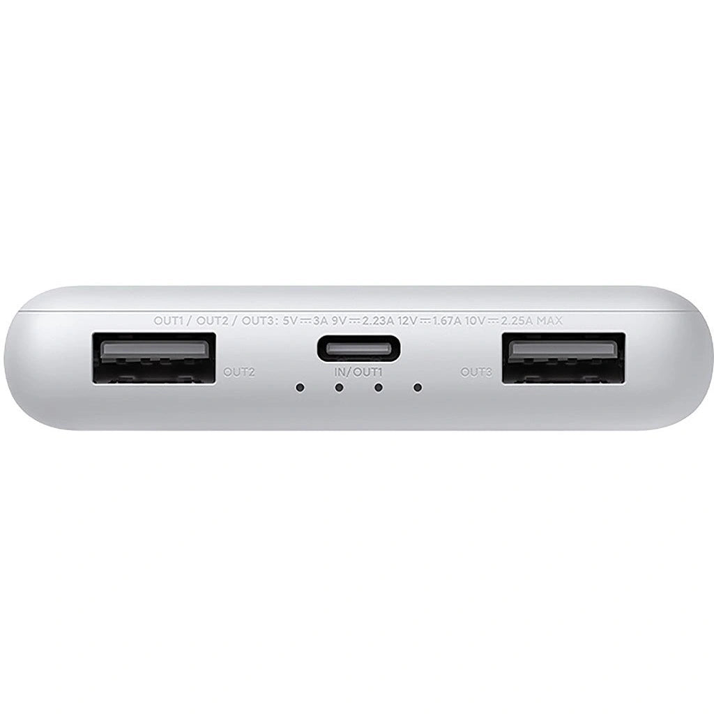 Xiaomi Power Bank 10000mAh BHR9350GL Lite 22.5W με 2xUSB και 1xUSB-C Λευκό