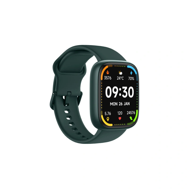 Smartwatch Maxcom Ecowatch 6 1.83" 300 mAh IP68 με Δυνατότητα Κλήσεων Green