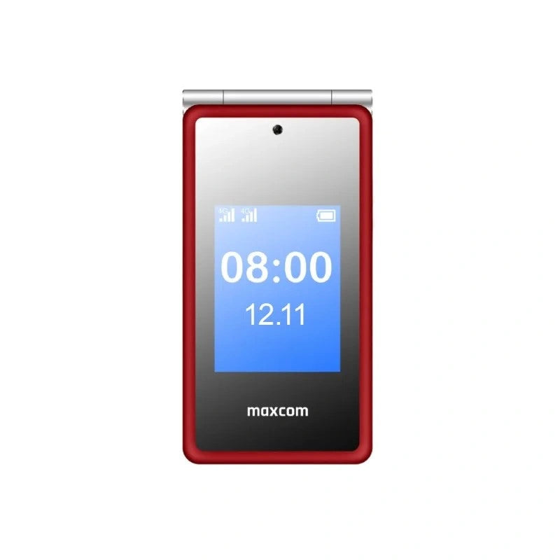 Maxcom MM835 4G (Dual Sim) 3.5"+ 2.4” με Κάμερα, Φακό, Ραδιόφωνο και Πλήκτρο Έκτακτης Ανάγκης Κόκκινο