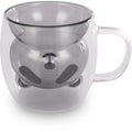 Σετ Ποτήρια VASO Lamart LT9126 Γυάλινα με Διπλό Τοίχωμα 230ml Μαύρα 2 Τεμ