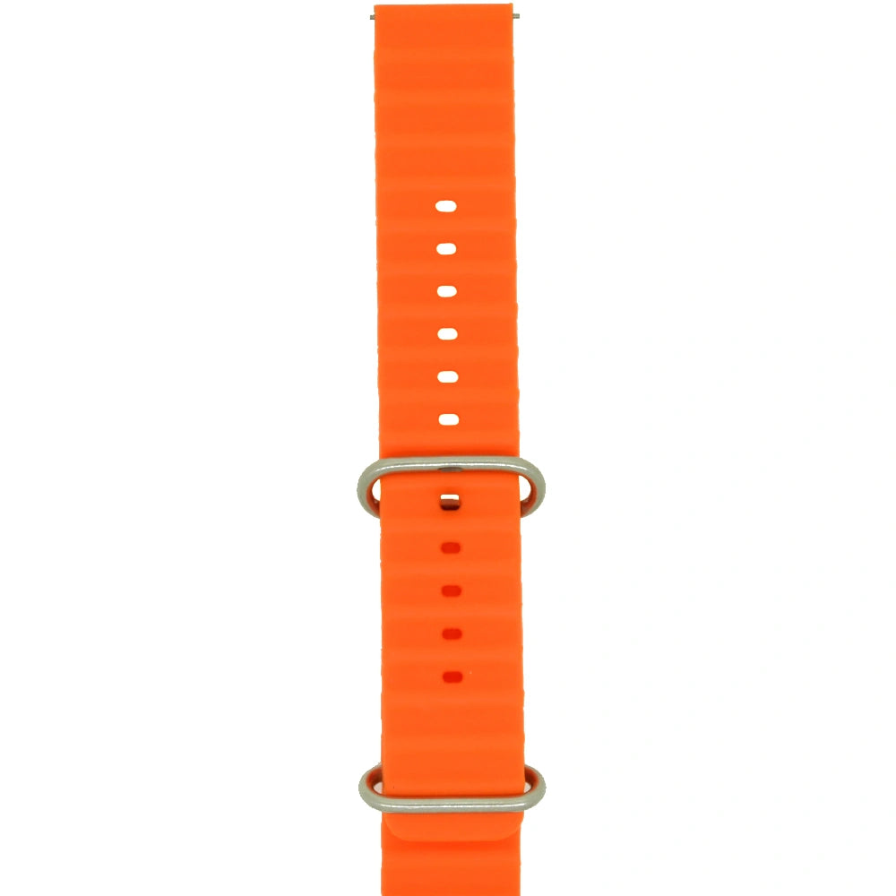 Ανταλλακτικό Watchband Hoco 20mm Universal Πορτοκαλί Silicon Band