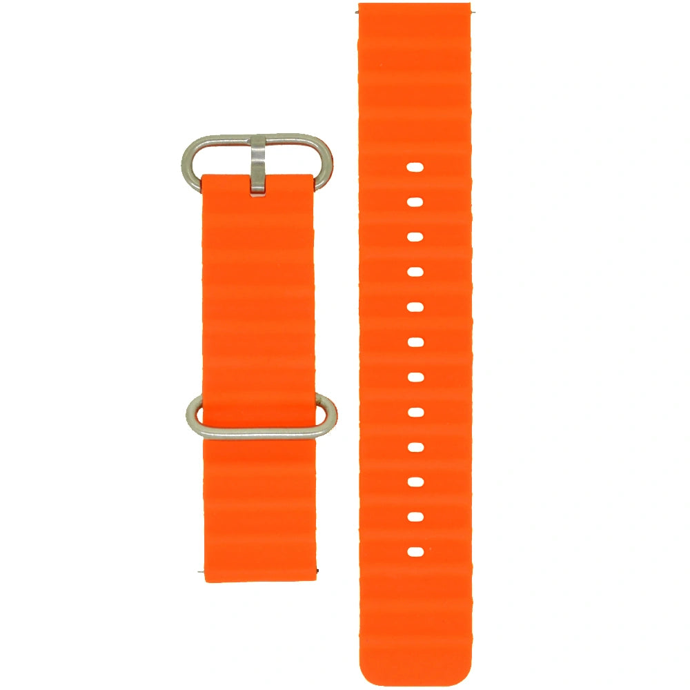 Ανταλλακτικό Watchband Hoco 20mm Universal Πορτοκαλί Silicon Band