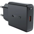Φορτιστής Ταξιδίου Acefast A65 Ultra Thin Fast Charging 1xUSB-C PD20W QC3.0 GaN Μαύρος
