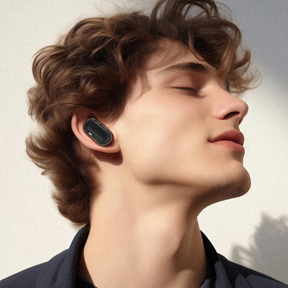Wireless Earphones Hands Free Acefast FA003 TWS v5.3 550mAh 8hr Λειτουργίας 4-Mic ENC Τεχνολογία IPX4 και Ασύρματη Φόρτιση Μαύρα