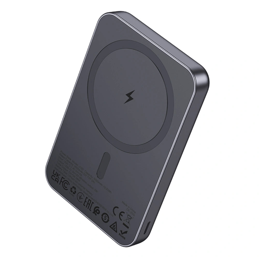 Power Bank Hoco J160 5000mAh με Ασύρματη Φόρτιση 5W και Έξοδο USB-C 5V/2A και LED Ένδειξη Μπαταρίας Μαύρο