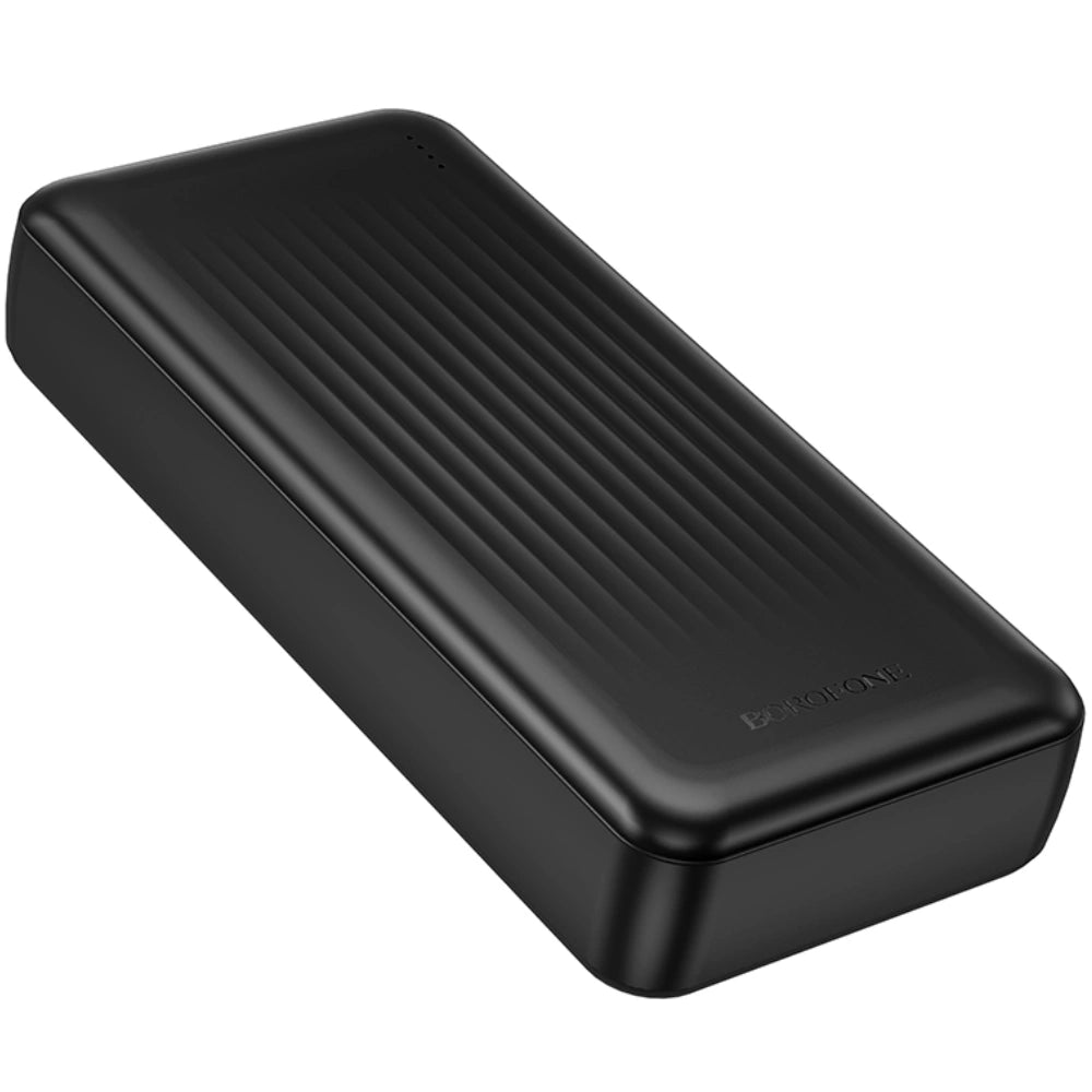 Power Bank Borofone BJ78A 20000mAh 5V/2A με 4 Θύρες 1xUSB-C 2xUSB-A 1xMicroUSB και LED Ένδειξη Μπαταρίας Μαύρο