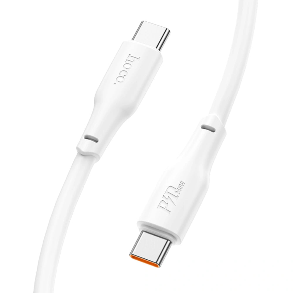 Καλώδιο Hoco X93 Force USB-C σε USB-C PD240W 5A Λευκό 1m