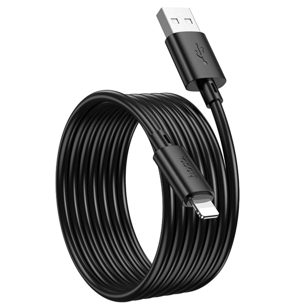 Καλώδιο Hoco X88 Gratified USB-A σε Lightning 2.4A Μαύρο 2m