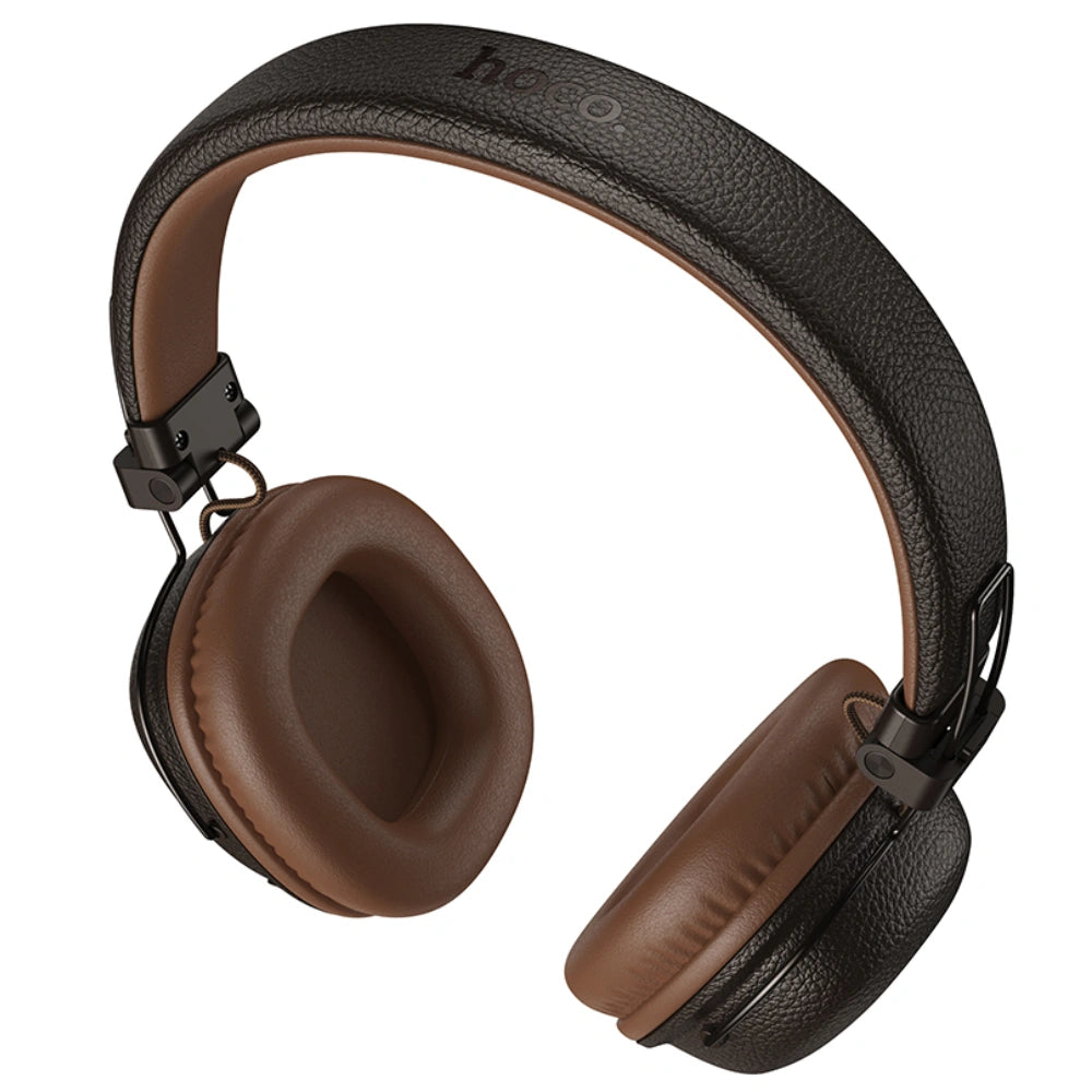 Wireless Ακουστικά Stereo Hoco W64 Earl II TWS v5.4 300mAh 32 Ώρες Ομιλίας AUX USB-C Καφέ