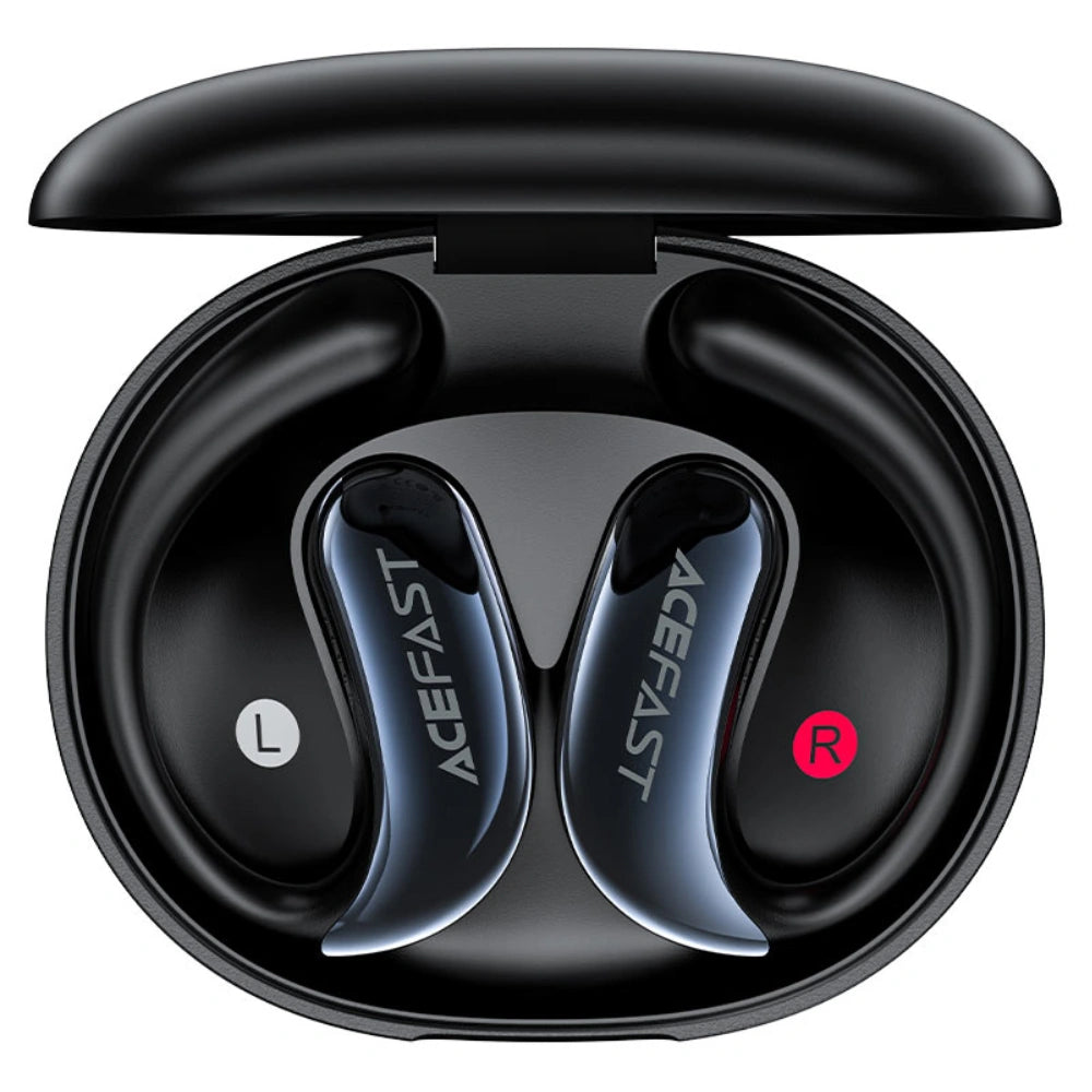 Wireless Earphones Hands Free Acefast FA005 TWS Ultra Thin v5.4 400mAh 20hr Λειτουργίας ENC IPX4 Μαύρα