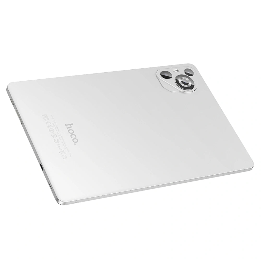 Tablet Hoco. A14 Ultra-thin 11" WiFi 3GB + 3GB/64GB MicroSD Android 14 5000mAh Ασημί με Screen Protector και Θήκη Book