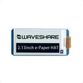 2.13inch e-paper display 250x122, HAT for Raspberry Pi