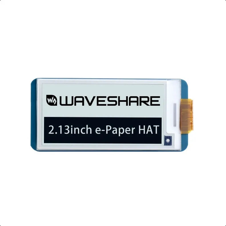2.13inch e-paper display 250x122, HAT for Raspberry Pi