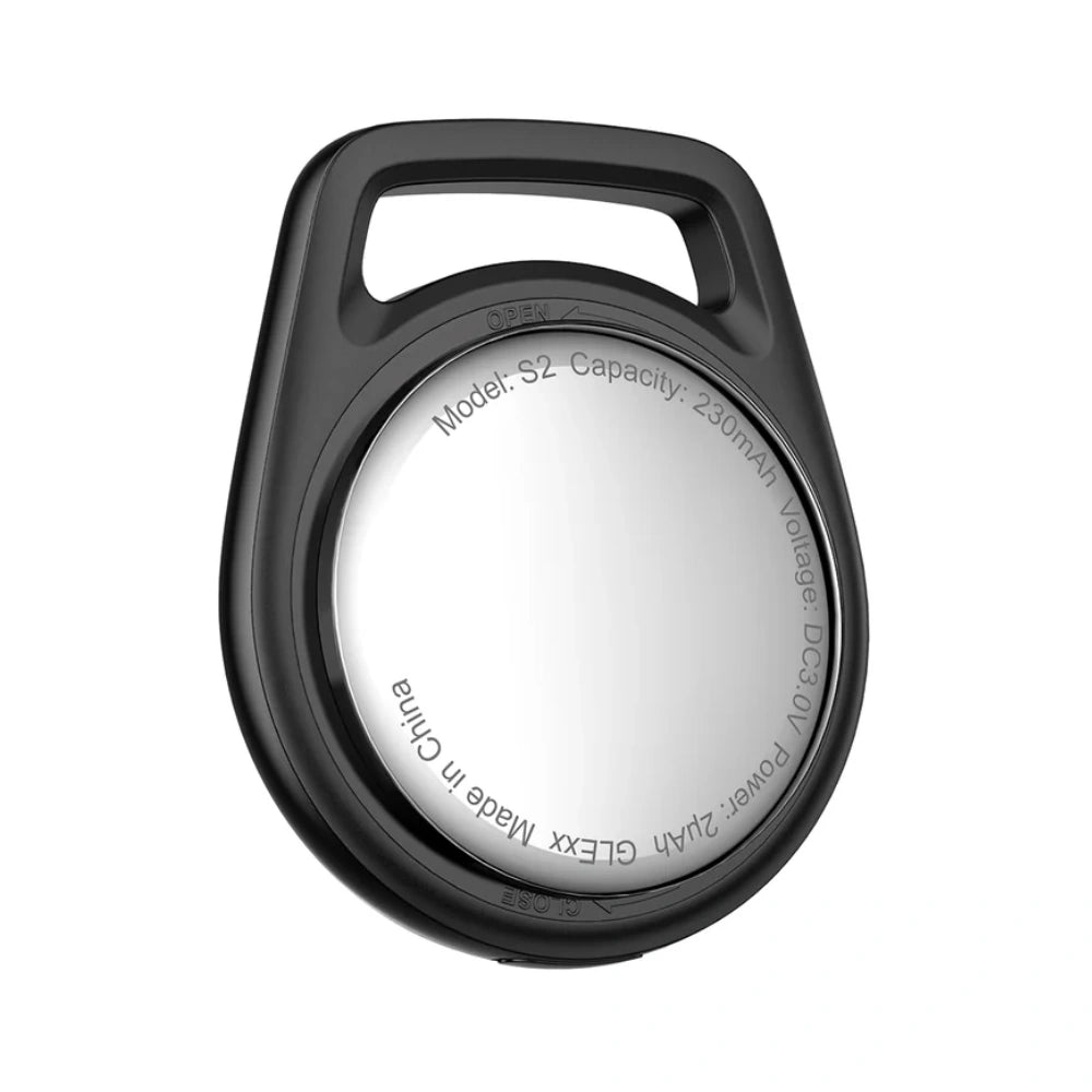 Acefast Tag S2 Anti-Lost Tracker Μόνο για iOS Συμβατό με Apple Find My Network με Λουράκι Μαύρο