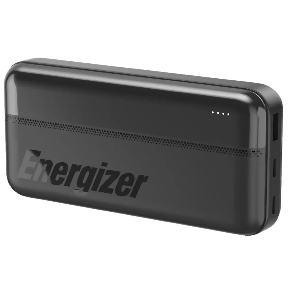 Power Bank Energizer UE20050CC 20000mAh 15W Fast Charge με 2xUSB-C 1xUSB-A και LED Ένδειξη Μπαταρίας Μαύρο