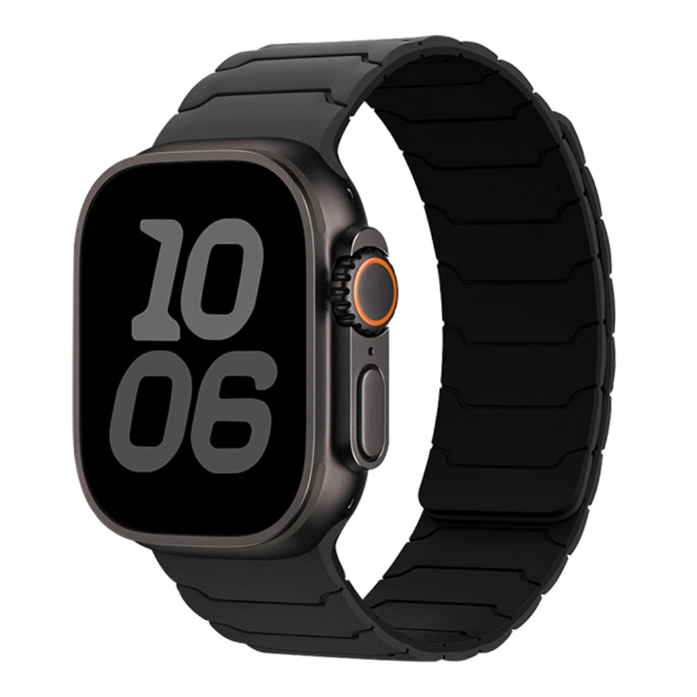 Watchband Hoco WA39 Flex Series 38/40/41/42mm Silicon Strap για Apple Watch series 1/2/3/4/5/6/7/8/9/SE/SE2 Μαύρο