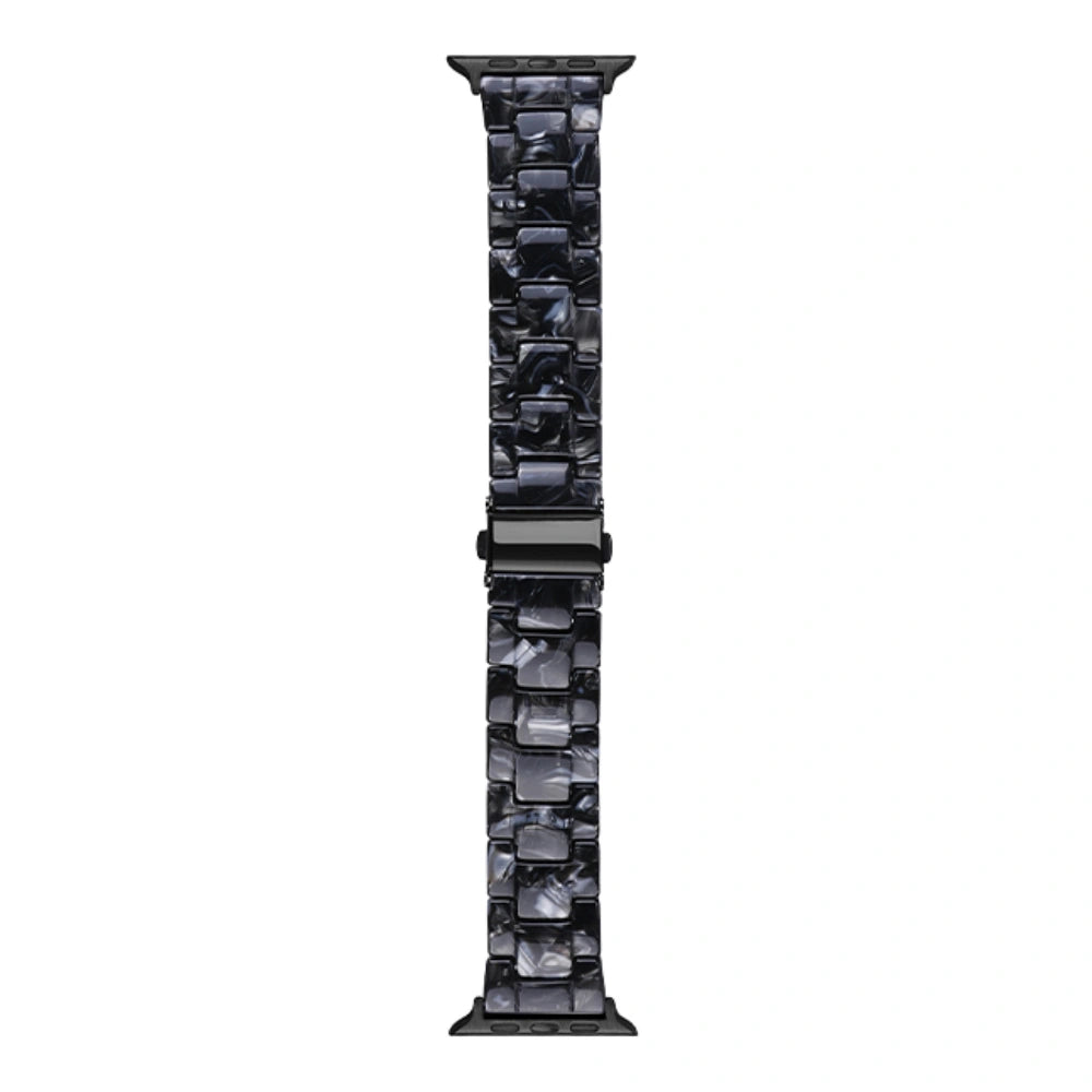Watchband Hoco WA36 Elegant Series 44/45/46/49mm Πλαστικό Μπρασελέ για Apple Watch series 1/2/3/4/5/6/7/8/9/se/ultra1/ultra2 Μαύρο