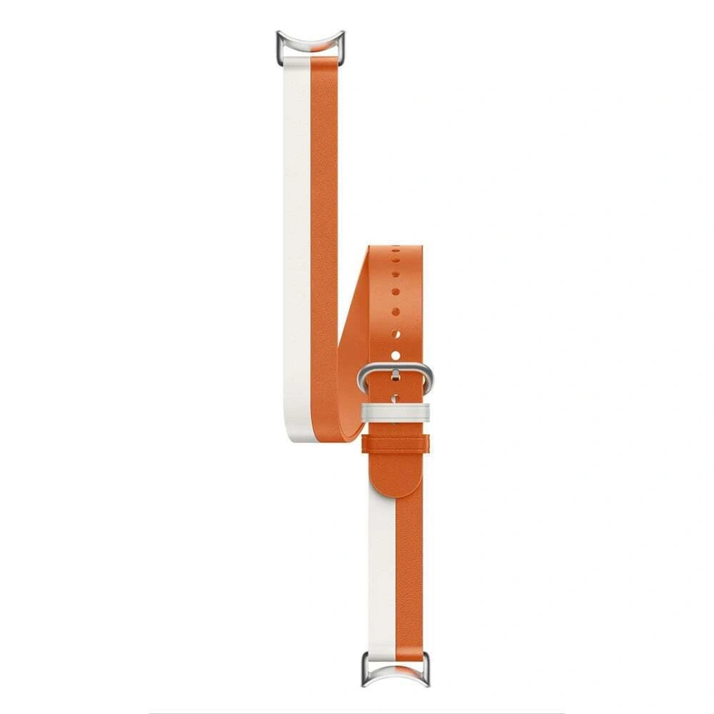 Xiaomi Smart Band 9 Leather Strap White&Orange BHR8724GL