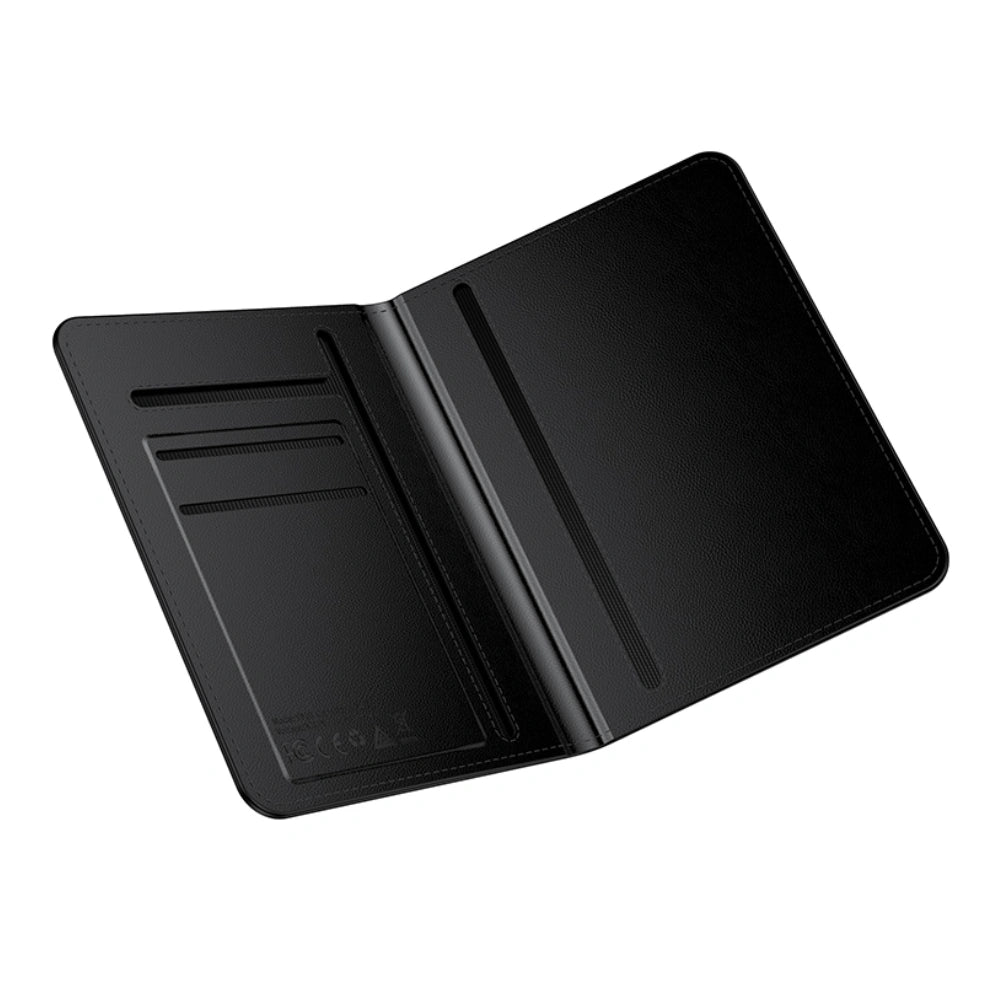 Hoco E91G Tiger Anti-Lost Device / Θήκη για Διαβατήριο και Κάρτες Μόνο για iOS Συμβατό με Apple Find My Network με Ασύρματη Φόρτιση